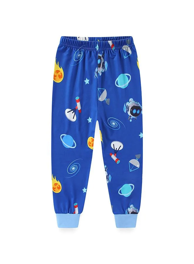 babyqlo Robot Heroes in Outer Space Pajama Set