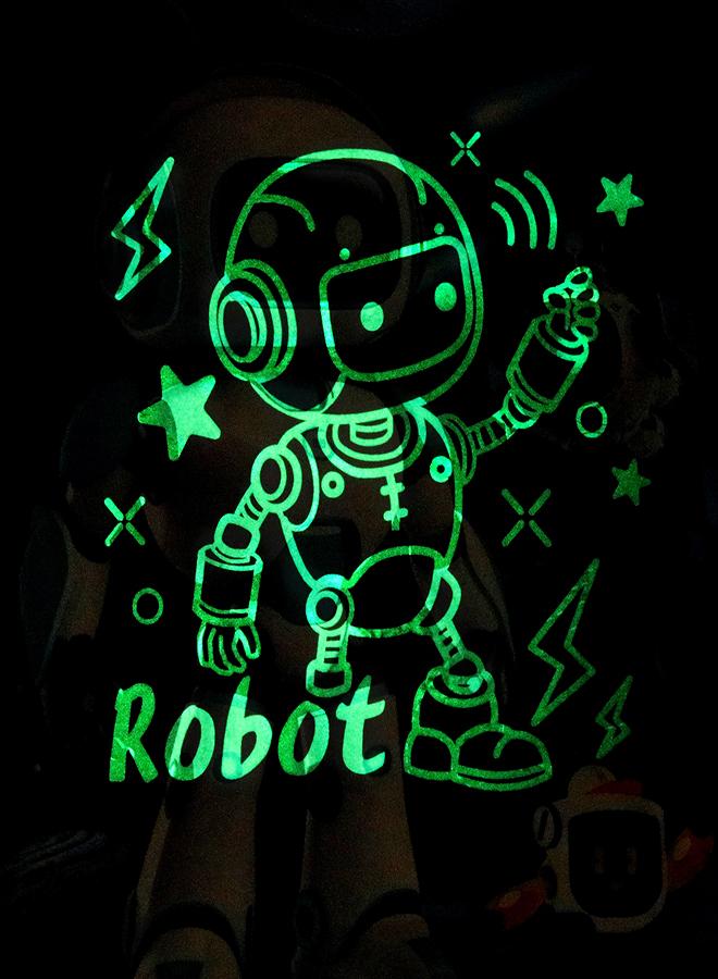 babyqlo Robot Heroes in Outer Space Pajama Set - Image 5