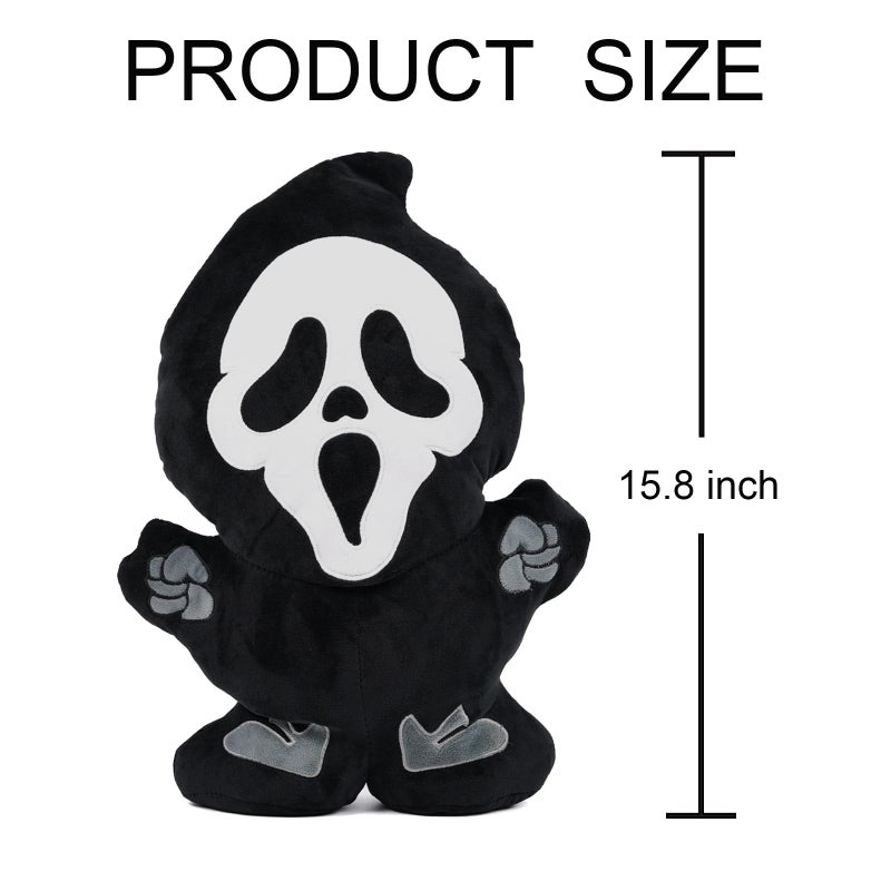 GAGEC Halloween Ghost Pillow Funny Spooky Ghost Throw Pillows 15.8 Inch Halloween Home Sofa Decorations Horror Decor for Friends Family - Image 3