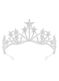 Eadband Crown, Vofler Star Goddess Sun Moon Stellar Planet Costume Silver Halo Tiara Headpiece Crystal Rhinestone For Women Lady Girl Bride Princess Birthday Wedding Pageant Prom Halloween Party - pzsku/ZFAC18B0D3E2E63105268Z/45/_/1734183009/d2cd8d1e-d28b-492e-b5c1-1f1150f3434a