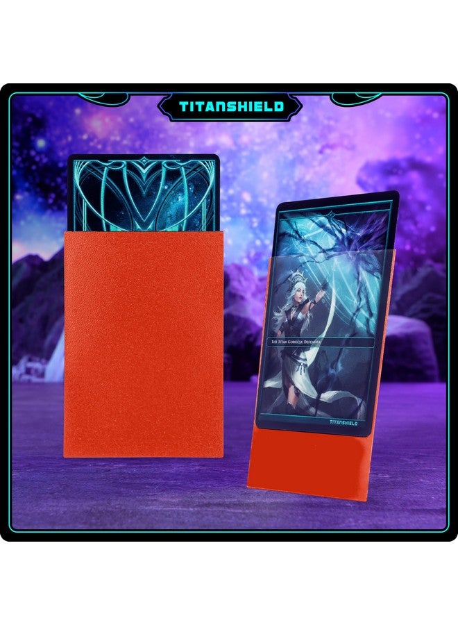 TitanShield (150 Sleeves/Red Standard Size Board Game Trading Card Sleeves Deck Protector Compatible With Pokemon, Mtg Magic The Gathering - Image 2
