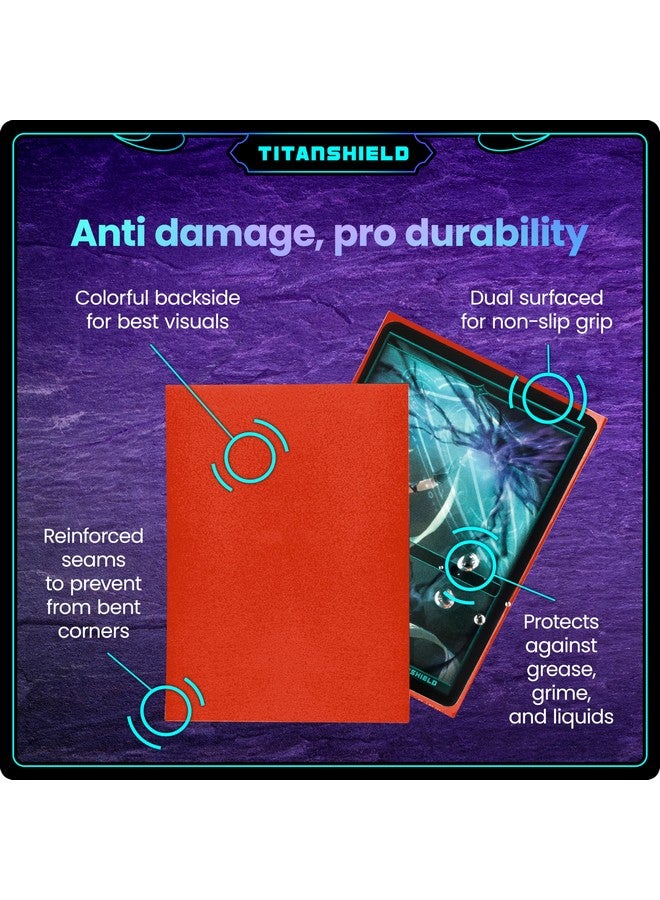 TitanShield (150 Sleeves/Red Standard Size Board Game Trading Card Sleeves Deck Protector Compatible With Pokemon, Mtg Magic The Gathering - Image 4