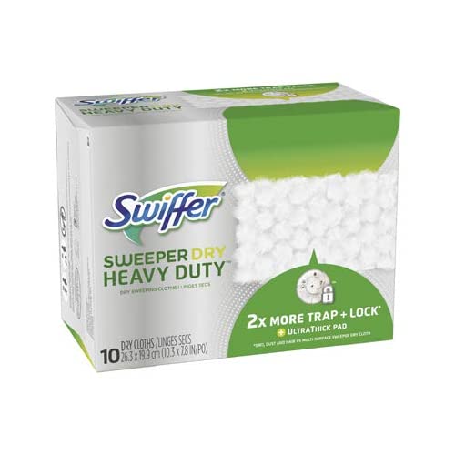 Swiffer bSwiffer 77136 Dry Sweeping Cloths HeavyDuty 10Ct  Quantity 44