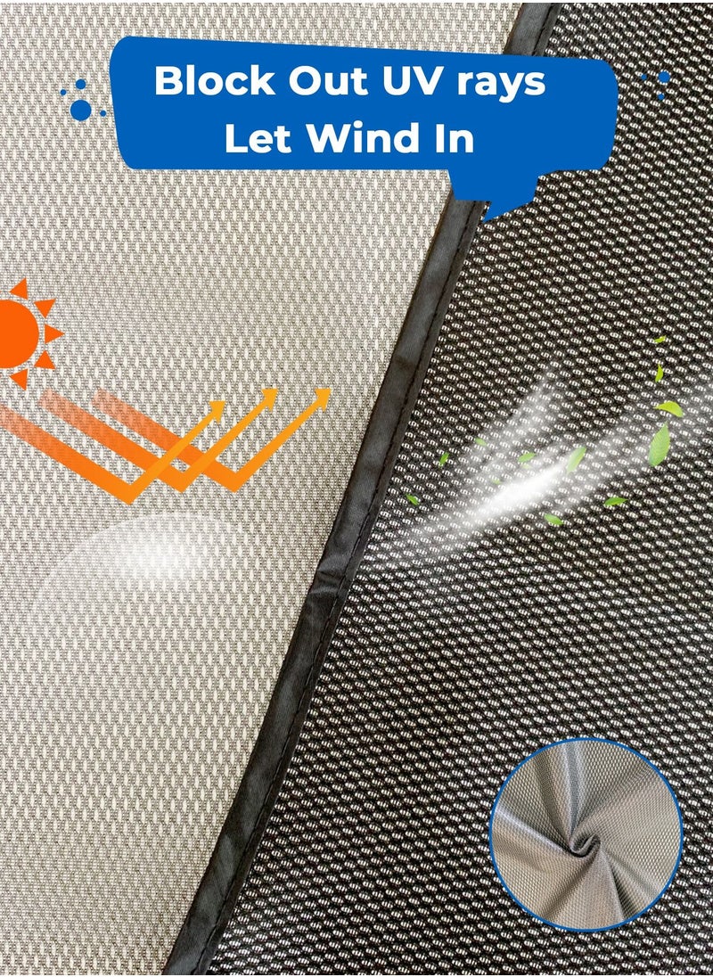 MERTTURM - MERTTURM Car Side Window Shades for Baby, Car Sun Shades Magnetic Curtain, 2 PACK Car Window Blinds for Kids & Pets, Blocks UV Rays, Universal Easy Fit Front Seat - Image 1