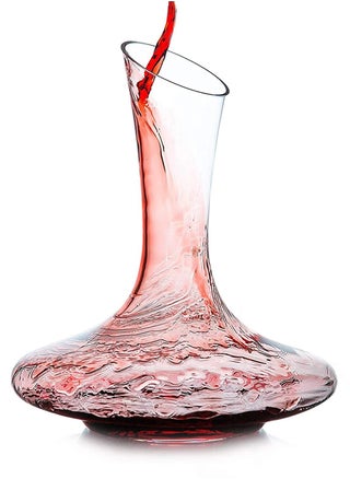 Decanter, Hand Blown Lead Free Crystal  Carafe, Large 1800 ml Capacity, Red  Aerator and Breather, Glass  Pitcher Set - pzsku/ZFAC19FDDEEFC2067D63CZ/45/_/1717035438/21bfef42-0858-4503-9f3a-a6682c9d10a5