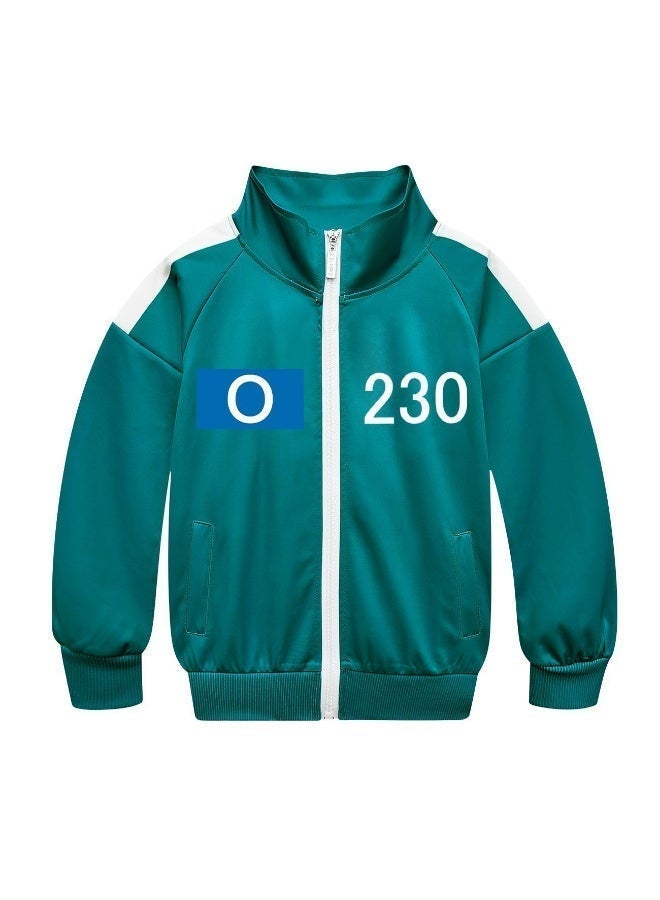 Squid Game Cosplay Costume 230 Tracksuit Jacket T-shirt Pants Suit Kids Sweatshirt Hallowee - Image 2