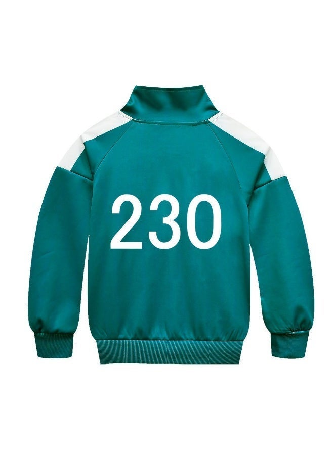 Squid Game Cosplay Costume 230 Tracksuit Jacket T-shirt Pants Suit Kids Sweatshirt Hallowee - Image 3