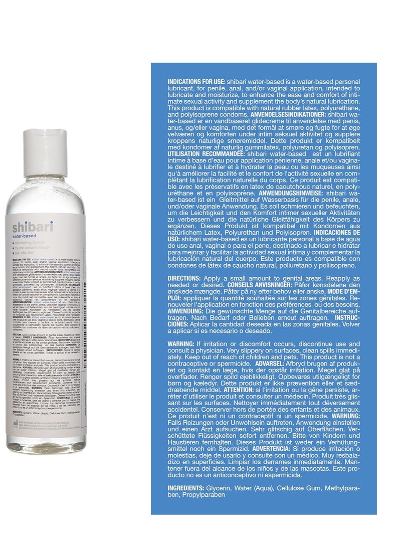 SHIBARI Water-Based Lubricant, Personal Lube for Women, Men, and Couples 8 fl oz - Image 3