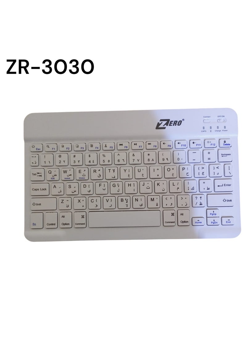 Zero ZR-3030 mini keyboard works on Android and IOS system and supports Bluetooth function  - Image 1