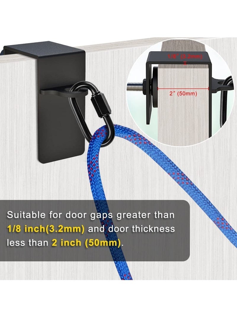 SYOSI مرفق باب ثقيل للتحمل لأشرطة المقاومة تمارين صالة رياضية منزلية مرفق تثبيت الباب مرفقات لتدريب وزن الجسم تمارين القوة التدريب التعليقي والعلاج الطبيعي - Image 4