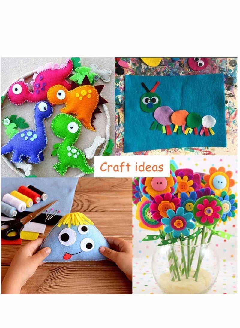 SYOSI Felt Circles 1 Inch White Round Shapes Craft Fabric Felt Pads for DIY Projects & Crafts Sewing Glue Make Hair Accessories Scentsy Wax Samples 1000PCS - Image 5