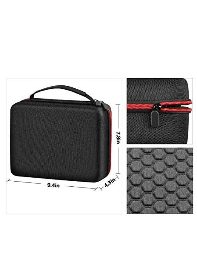 XForm Hard Case for Canon SELPHY CP1500/CP1300/CP1200 Mini Mobile Photo Printer and Colour Ink Paper RP-108 Set with Adjustable Shoulder Strap - Bag Only (Black)  - Image 5