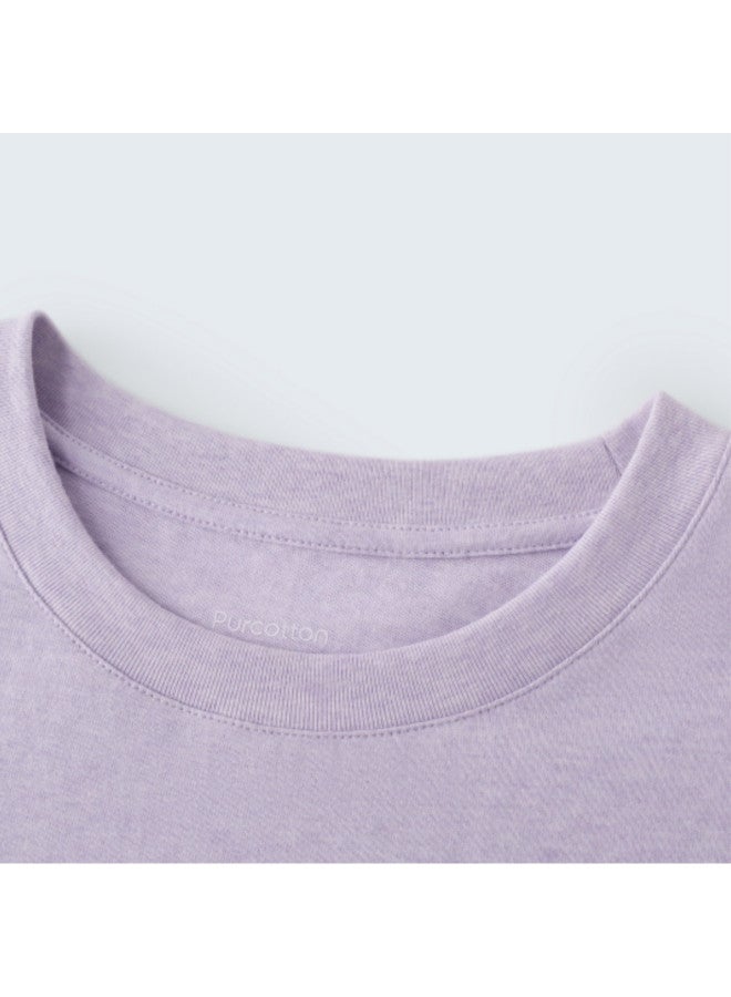 purcotton Summer Women'S Short-Sleeve Cotton T-Shirt: Fresh And Comfortable All Season, Versatile And Practical - Image 5