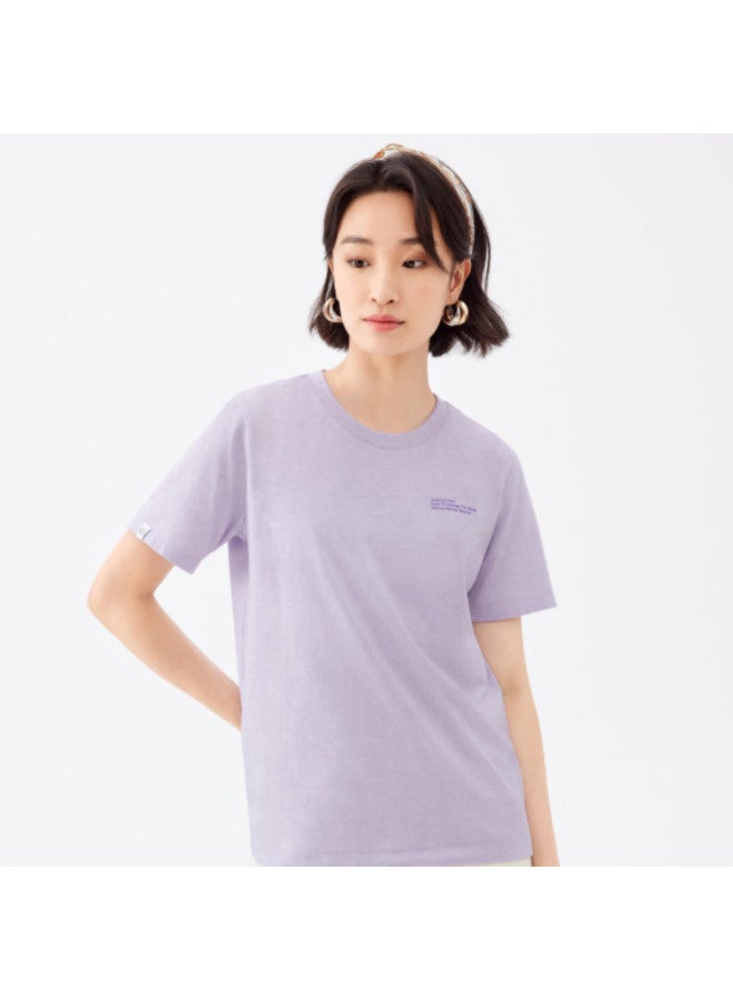 purcotton Summer Women'S Short-Sleeve Cotton T-Shirt: Fresh And Comfortable All Season, Versatile And Practical - Image 3