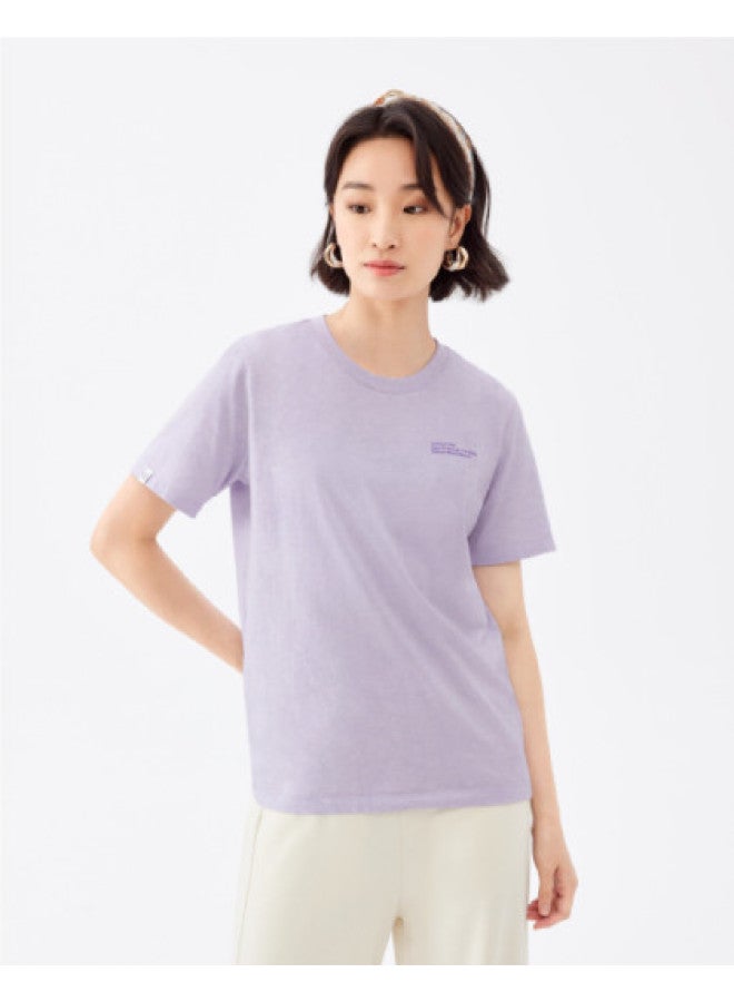 purcotton Summer Women'S Short-Sleeve Cotton T-Shirt: Fresh And Comfortable All Season, Versatile And Practical - Image 1