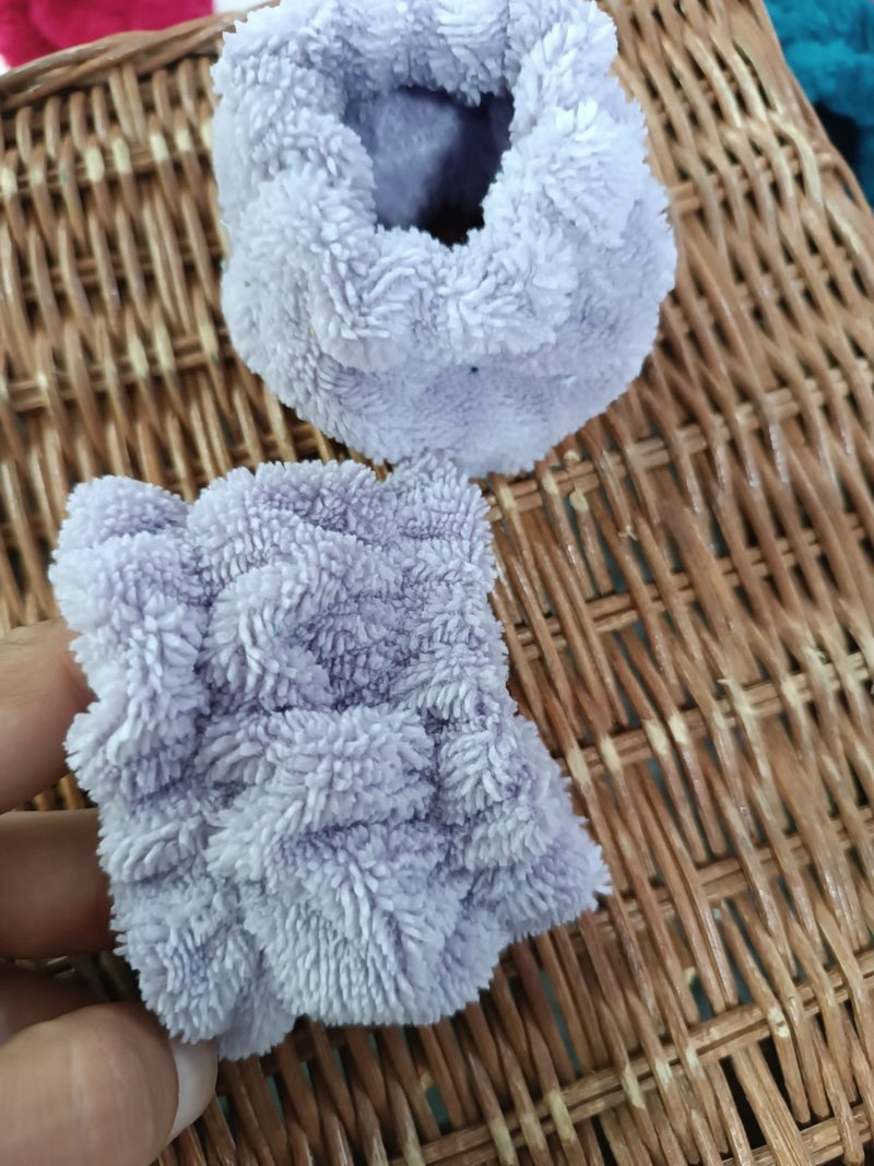 Meşeli Tekstil 2 Pieces Super Soft Towel Wrist Washing Band Sports Spa Bracelet  - Image 3