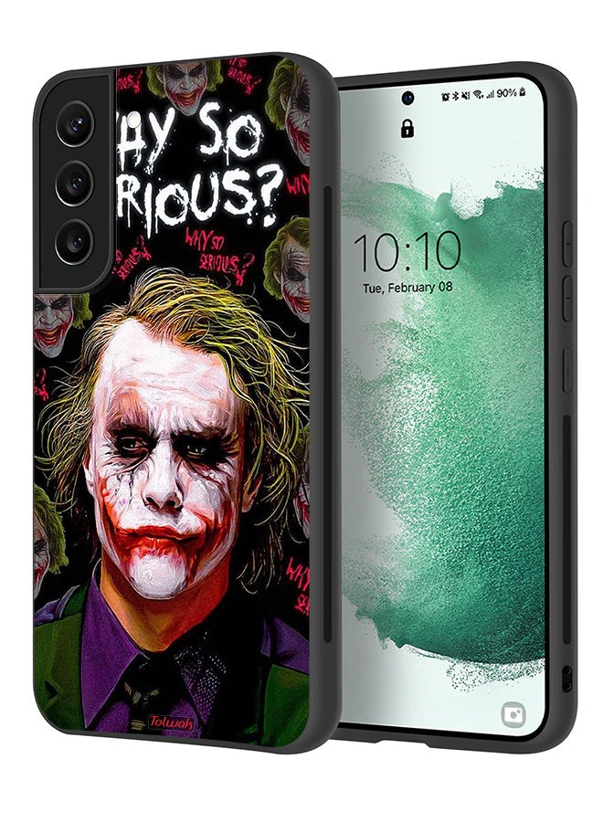 Tolwak Samsung Galaxy S22 Plus 5G Protective Case Cover Why So Serious - Image 1