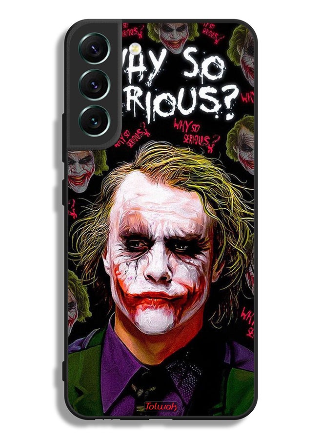 Tolwak Samsung Galaxy S22 Plus 5G Protective Case Cover Why So Serious - Image 3
