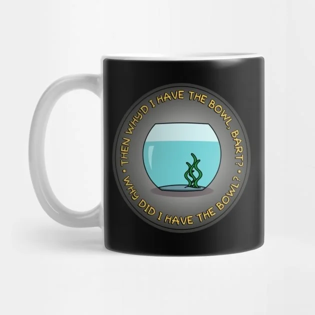 Pixxa Why Did I Have The Bowl? - The Simpsons Mug