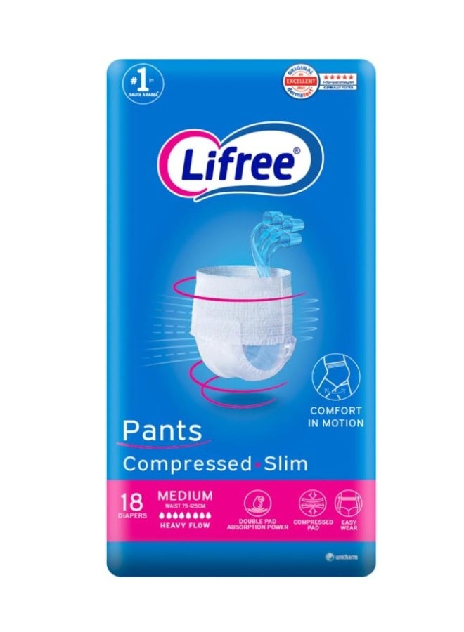 Lifree Adult Diapers Cullote Jumbo Medium - 1 X 18 Pac - Image 1