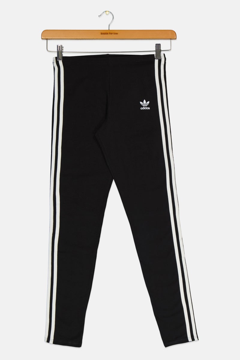 adidas Originals Kids Girl Sportswear Fit Outdoor Legginigs, Black - Image 1