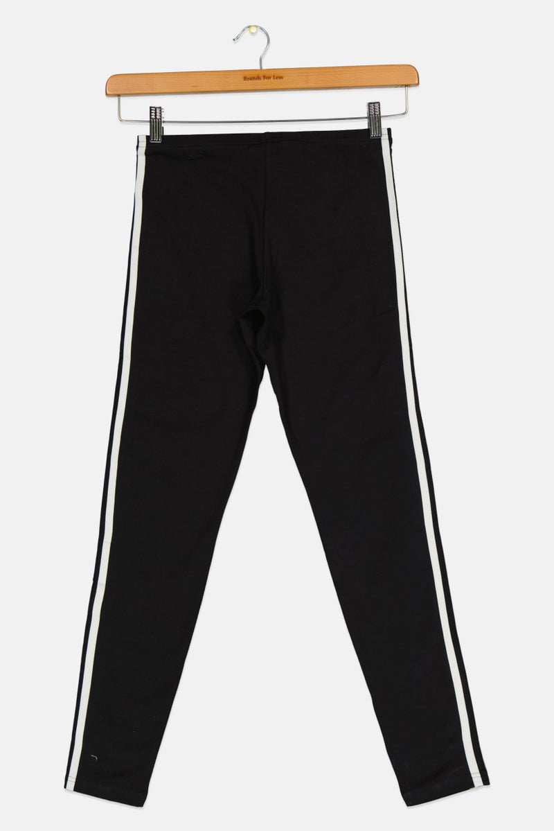 adidas Originals Kids Girl Sportswear Fit Outdoor Legginigs, Black - Image 2
