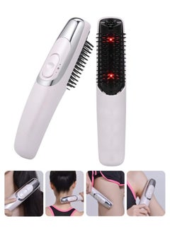 General Electric Massage Comb, Anti Hair Loss Tool Infrared Massager Brush Hair Growth Stimulator Scalp Massaging Comb Vibrating Hairbrush for Hair Growth Stress Relief Deep Cleaning and Full Body Massage  - Image 1