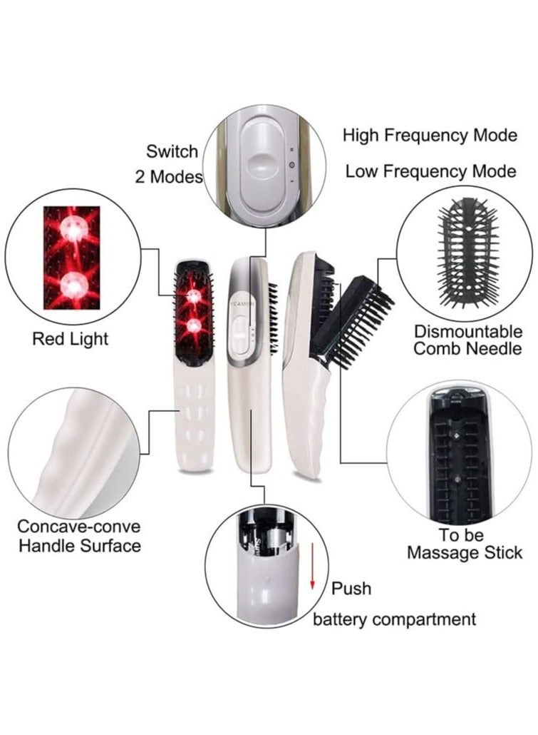 general Electric Massage Comb, Anti Hair Loss Tool Infrared Massager Brush Hair Growth Stimulator Scalp Massaging Comb Vibrating Hairbrush for Hair Growth Stress Relief Deep Cleaning and Full Body Massage - Image 4