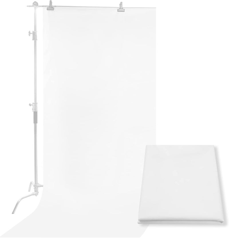 Meking Diffusion Fabric Light Silk White Seamless Nylon 4.3 x 1.8 Yard /4 x 1.7M Foldable Diffusion Sheet for Light Tent, Strobe Light, Lighting Light Modifier and Other Photographic Equipment - Image 1