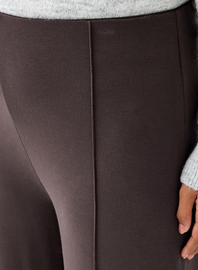  أولا بوبكن بنطلون واسع بخصر مرن وتفاصيل ثنيات من أولا بوبكن - Image 4