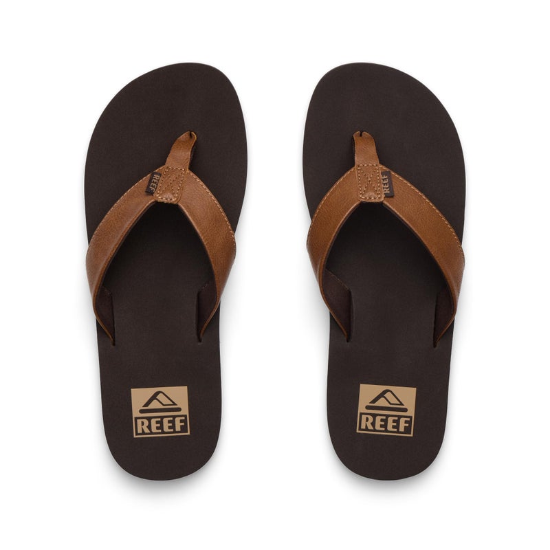 Reef Twinpin Mens Beach Flip Flop, Soft Cushion Footbed, Water Friendly, Brown, 10 - Image 4