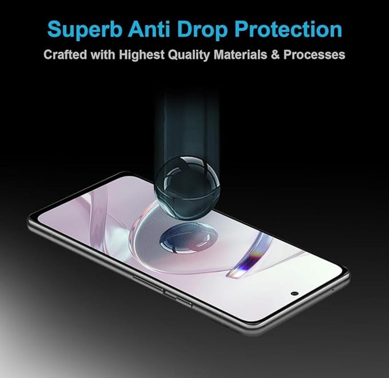 SPCORE Tempered Glass Screen Protector Compatible for Realme 8s 5G / Realme 8 5G (Black) with Edge to Edge Coverage and Easy Installation kit - Image 4