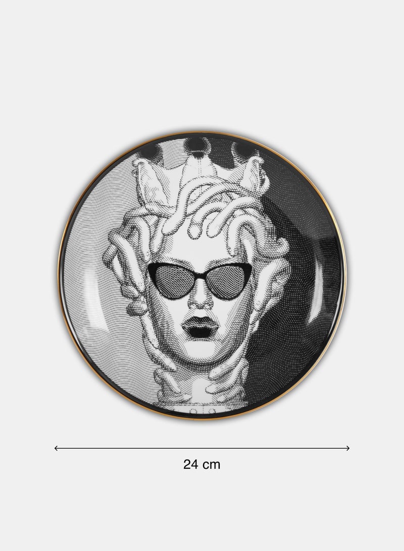 Baci milano Plate Diam 24 Porcelain, Baci Milano Sagrada Familia - Image 2