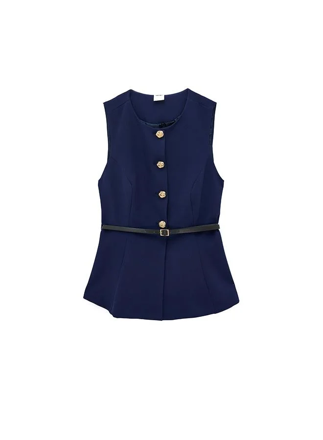Koton  Belted Peplum Vest for Women | Best Price UAE