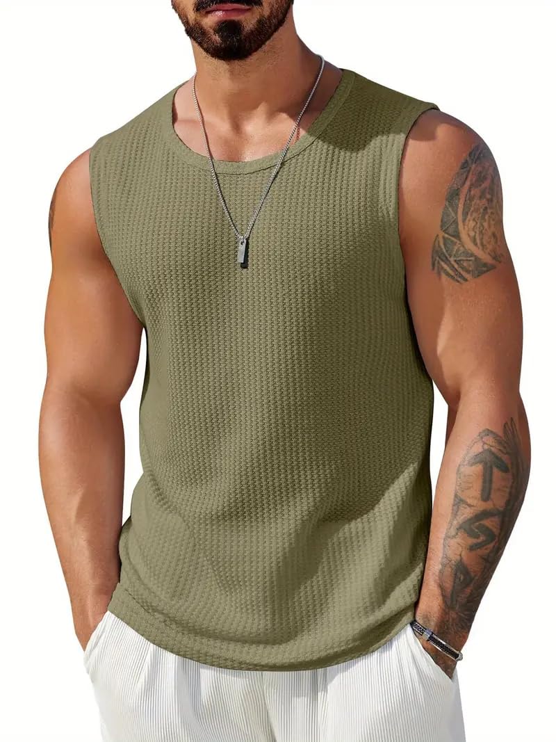 Trillion Tank Top For Men | Vest For Men's (Waffle Knit |Regular Fit) - Image 1