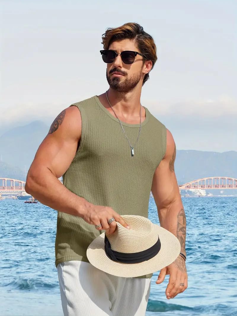 Trillion Tank Top For Men | Vest For Men's (Waffle Knit |Regular Fit) - Image 3