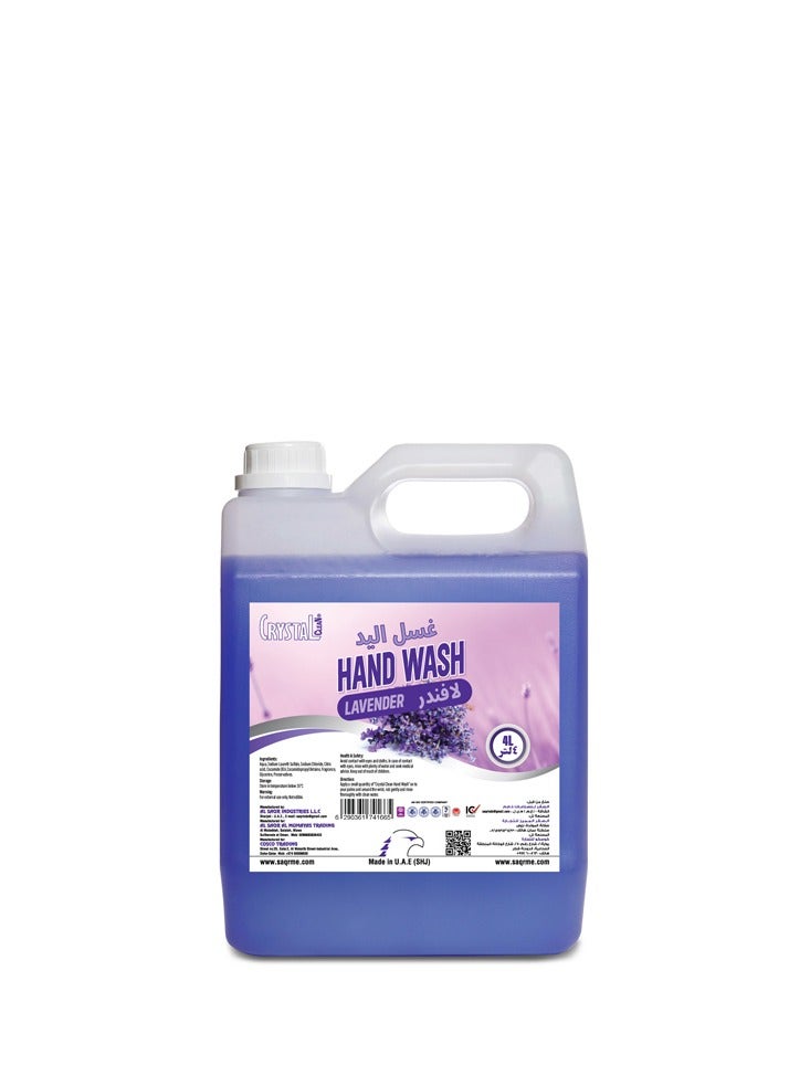 Crystal Clean La venderHand Wash 4 Litres - Image 1