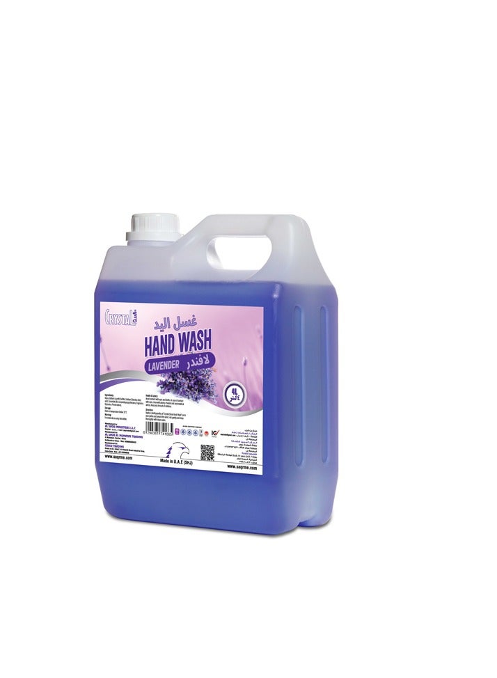 Crystal Clean La venderHand Wash 4 Litres - Image 2