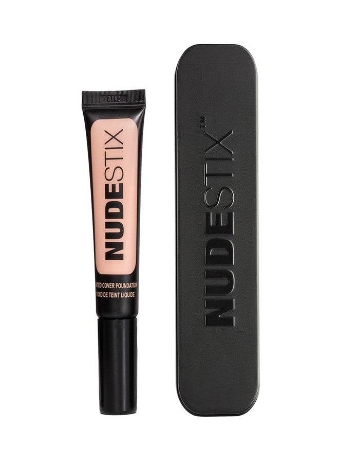 Nudestix Tinted Cover Liquid Foundation, Buildable Coverage for Even Skin Tone, Flawless Natural Lightweight Makeup Finish, Shade: Nude 1.5, 0.84 fl oz (25 ml) - Image 2