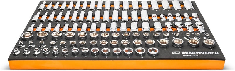 GEARWRENCH 104 Piece 38 Drive Master Metric Socket Set in Foam Storage Tray  GWMSSKT38MM - Image 4