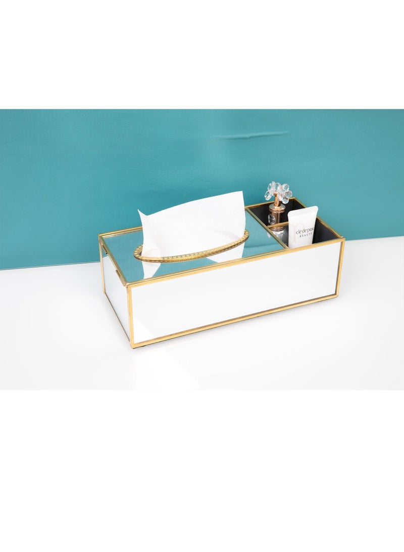 fashionhome Multi-Functional Storage Mirror Tissue Box  - Image 5