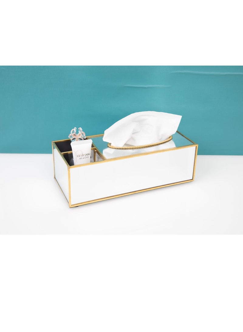 fashionhome Multi-Functional Storage Mirror Tissue Box  - Image 2