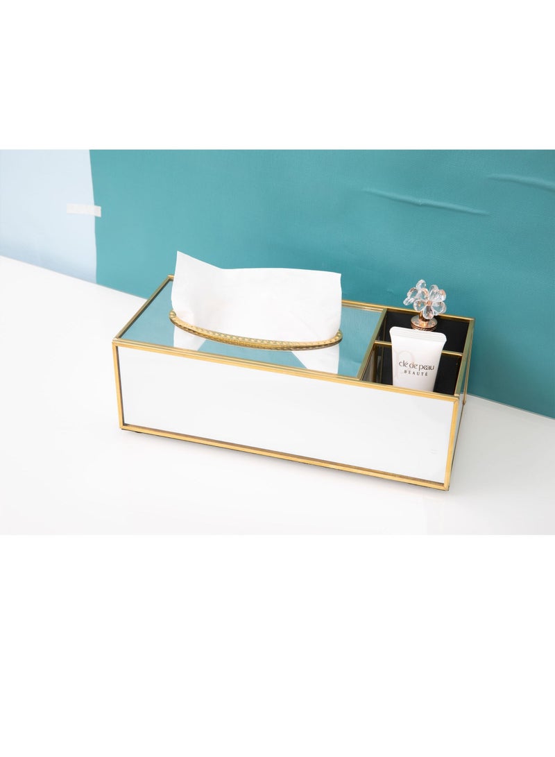 fashionhome Multi-Functional Storage Mirror Tissue Box  - Image 4
