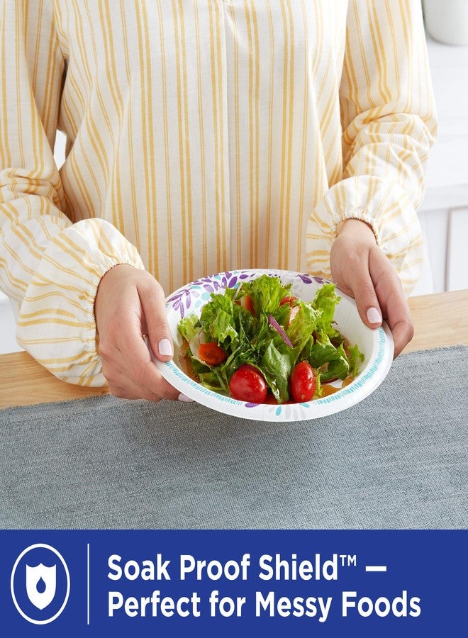 Dixie Everyday Paper Plates, 8 1/2", 480 Count, 10 Packs of 48 Plates, Lunch or Light Dinner Size Printed Disposable Plates - Image 4