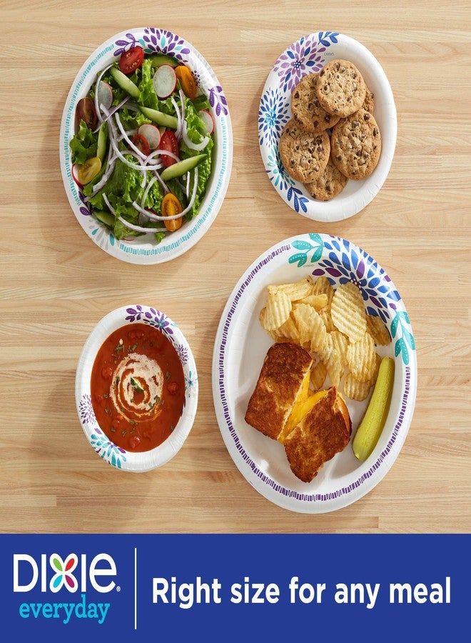 Dixie Everyday Paper Plates, 8 1/2", 480 Count, 10 Packs of 48 Plates, Lunch or Light Dinner Size Printed Disposable Plates - Image 5
