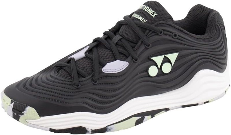 YONEX Men's Fushionrev 5 Cly Tennis Shoes for Sand Court - Black - Image 1