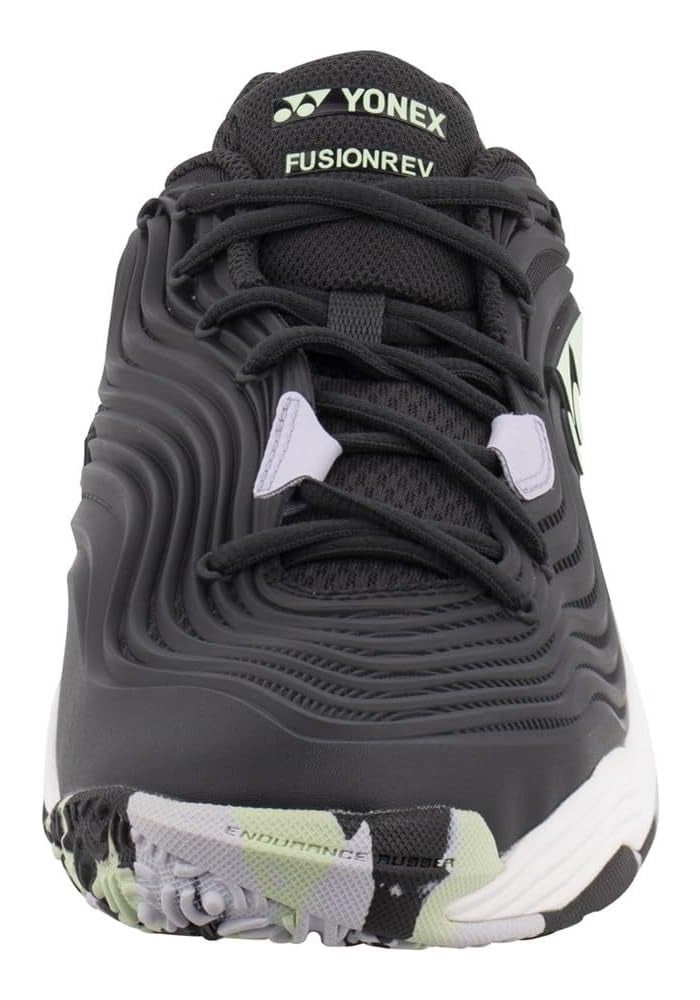 YONEX Men's Fushionrev 5 Cly Tennis Shoes for Sand Court - Black - Image 2
