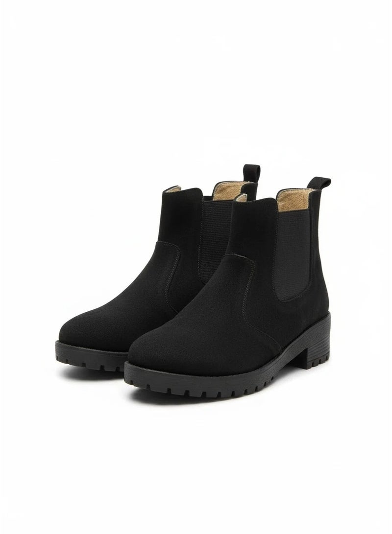 Vbranda Half boots Chelsea with durable modern design BO-1-BLACK S - Image 2