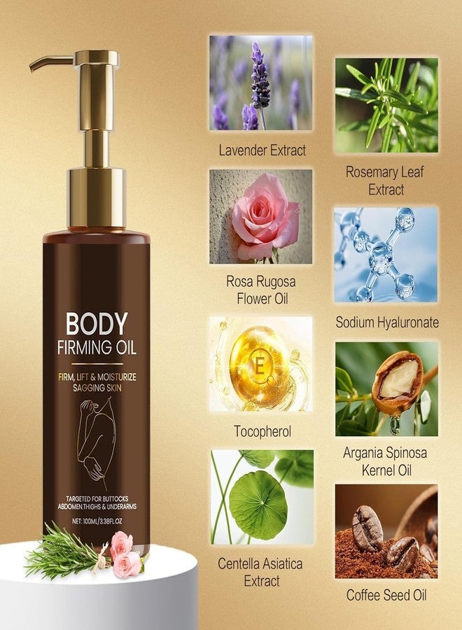 pewatul Body Firming Oil, Hydrating and Firming Skin for Women Full Body Use| Nourishes Skin,Reduces Fine Lines,Improves Elasticity (1, brown - Image 3