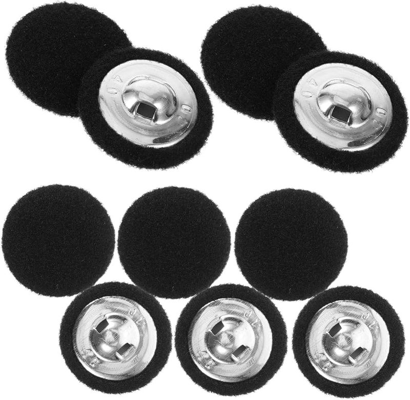 10 قطعة أزرار معطف كشمير مستديرة قطر 25 مم لمشاريع خياطة الملابس DIY - Image 1